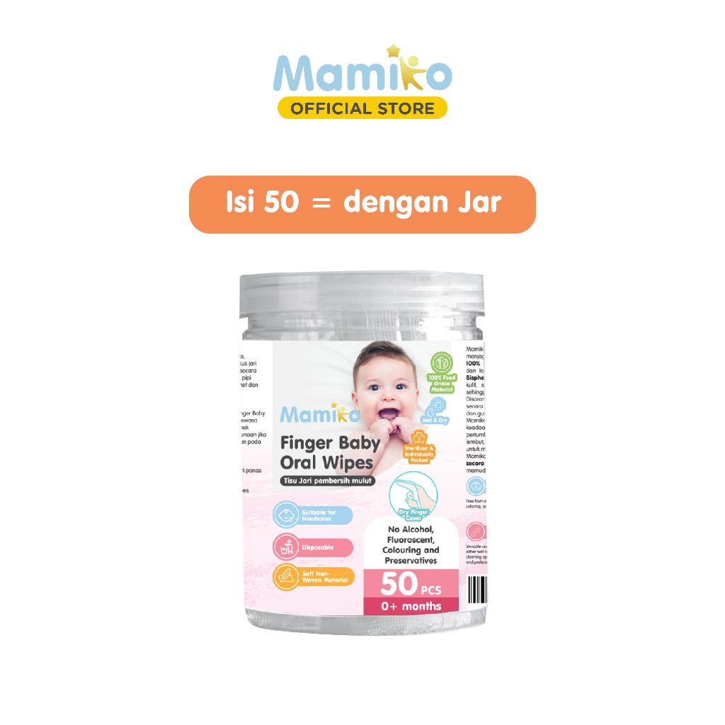 Mamiko Finger Wipes Oral Care Foto 5