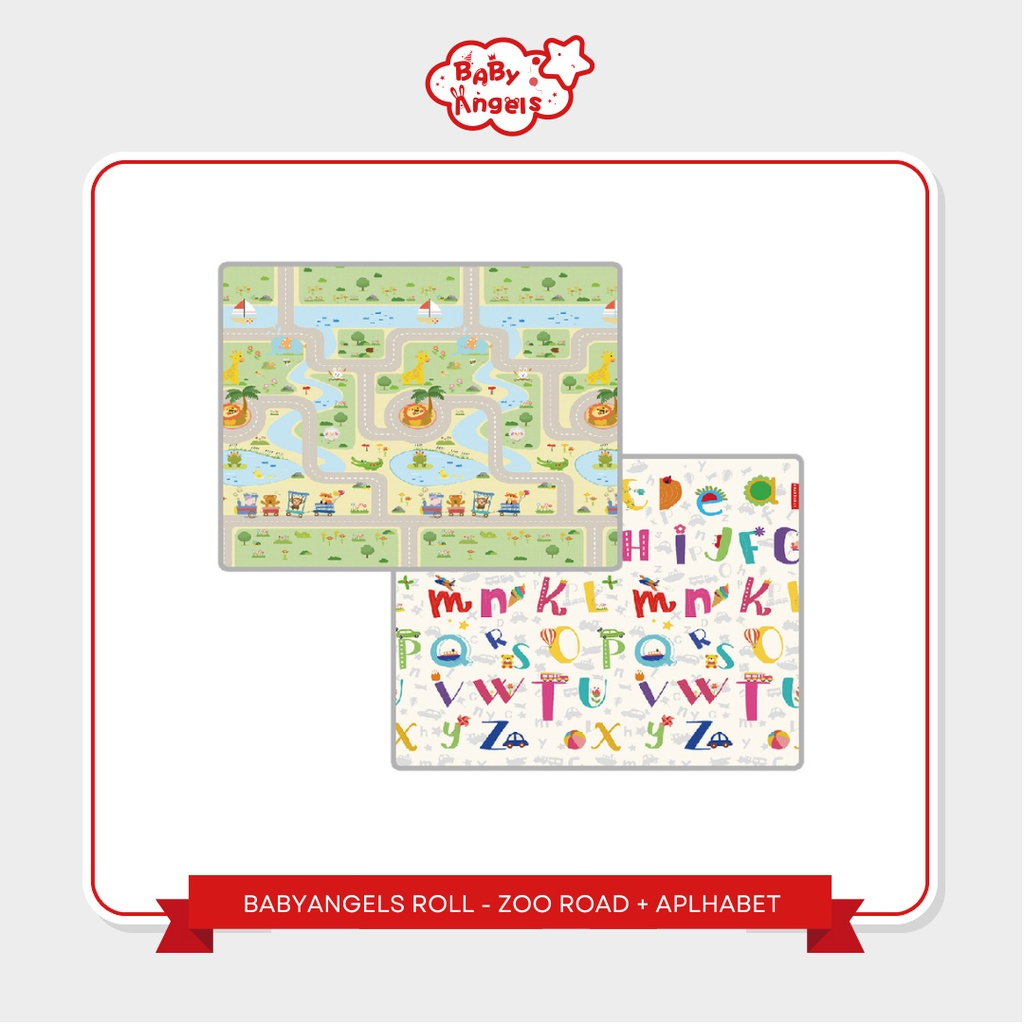 Mamiko Baby Angels Playmat XPE Premium Double Side 180x150cm 200x180cm 200x150cm Foto 7