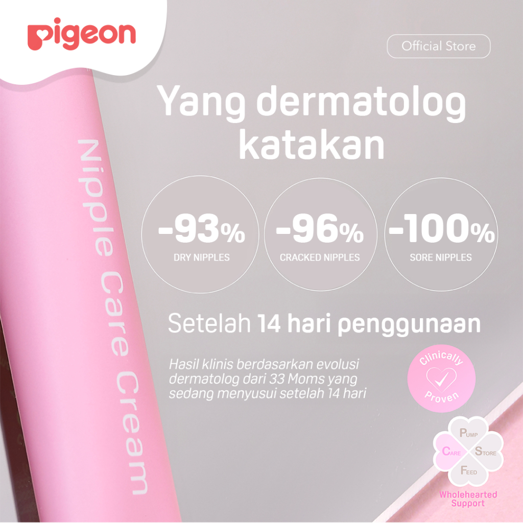 PIGEON Nipple Care Cream 10ml Pelembab Puting Lecet Multifungsi Food Grade Foto 6