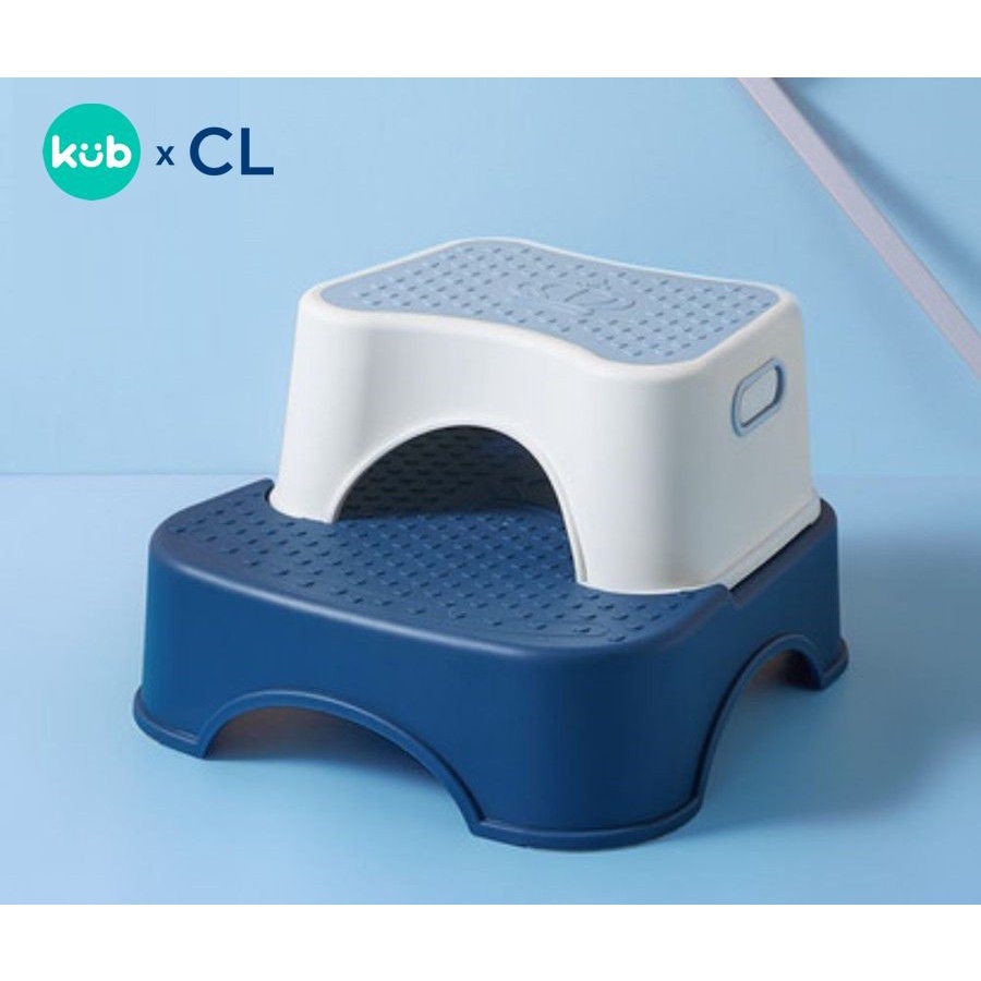 Bangku Pijakan Anak KUB x CL Multifunctional Step Stool 2 Level Anti Slip Foto 5