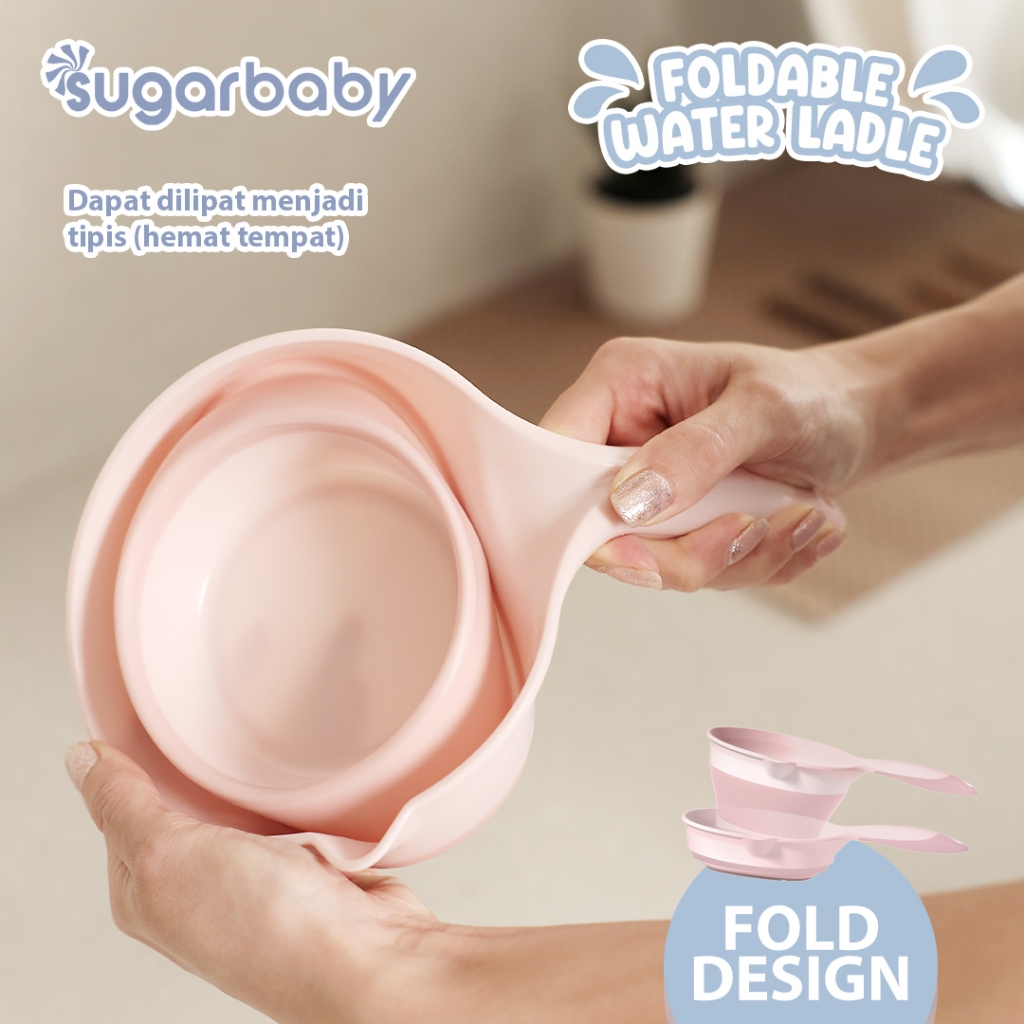 Gayung Lipat Sugarbaby Foldable Water Ladle PP Premium BPA Free Multifungsi Foto 3