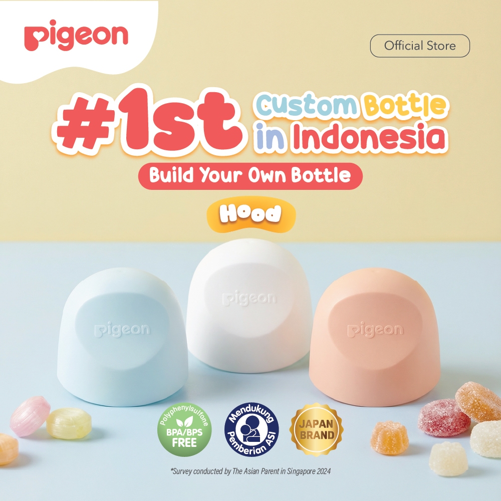 Hood Pigeon BYOB SofTouch Tutup Botol Susu Anti Debu Pilihan 6 Warna