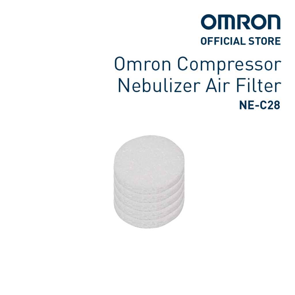 Filter Udara Original Omron Nebulizer Kompresor NE-C28 / NE-C29 Pack Isi 5 Pcs Foto 2