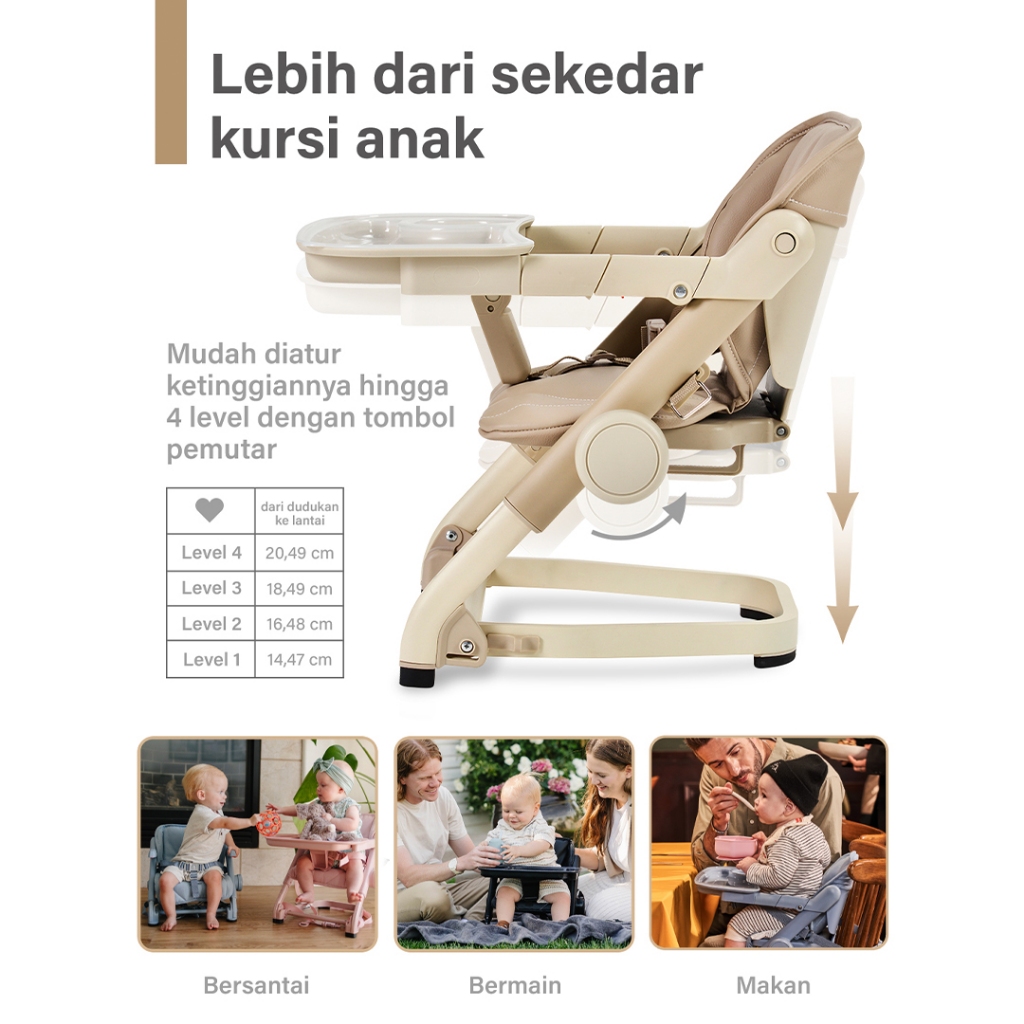 Unilove Feed Me Booster Seat Pad Avocado Foto 3