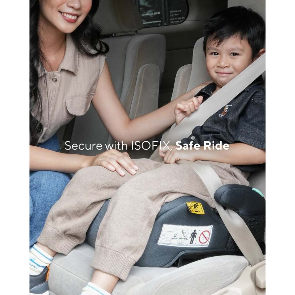 Babydoes TOOGO Booster Car Seat ISOFIX Certified R129 untuk Anak 125-150cm Foto 3