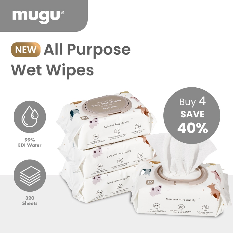 Mooimom x Mugu Wet Wipes EDI Water
