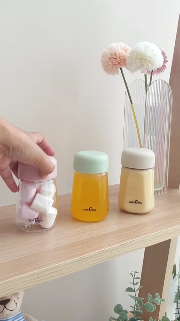 Spectra Air Tight Cap Tutup Botol Kedap Udara 2pcs untuk Botol Feeding & Storage
