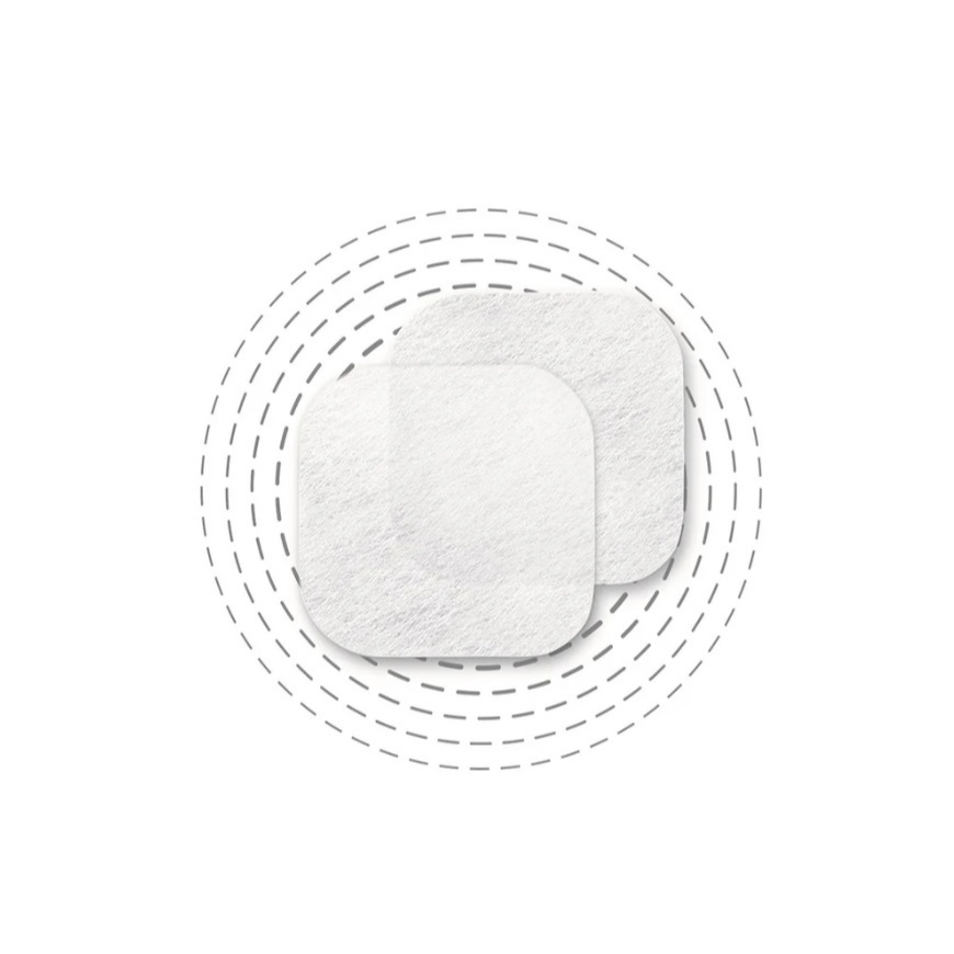 Omron Gel Pad Bantalan Perekat untuk TENS HV-F311 Heat Therapy HV-PAD-3AP Foto 2