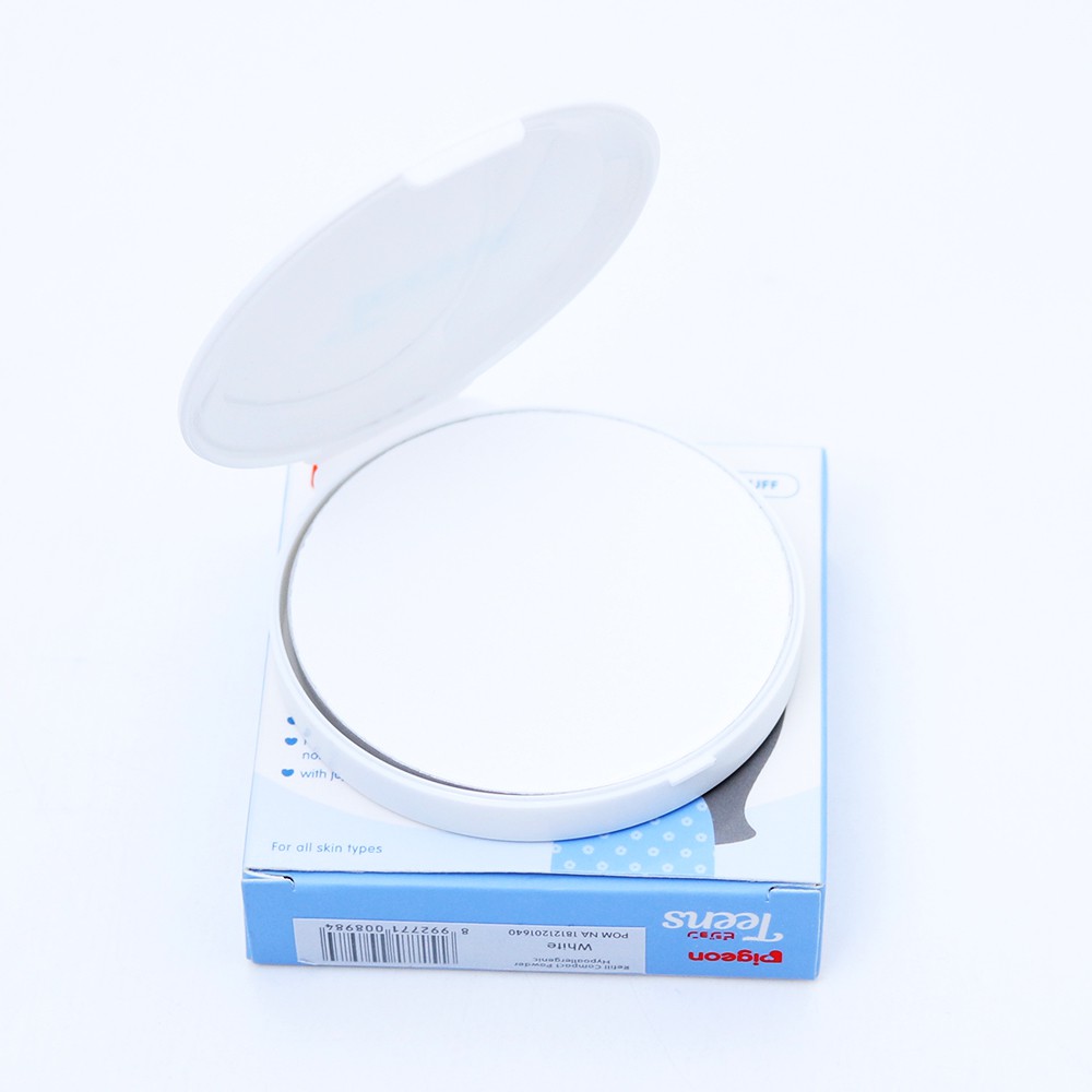 Pigeon Teens Compact Powder Refill UV Protection White 14gr Bedak Padat Remaja Foto 4