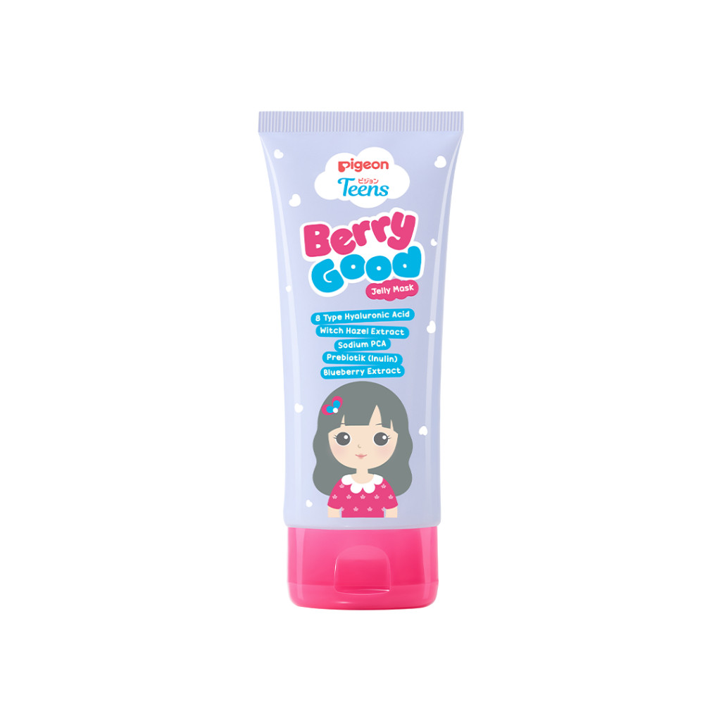 Pigeon Teens Berry Good Jelly Mask 60ml Skincare Remaja Melindungi Skin Barrier Foto 2