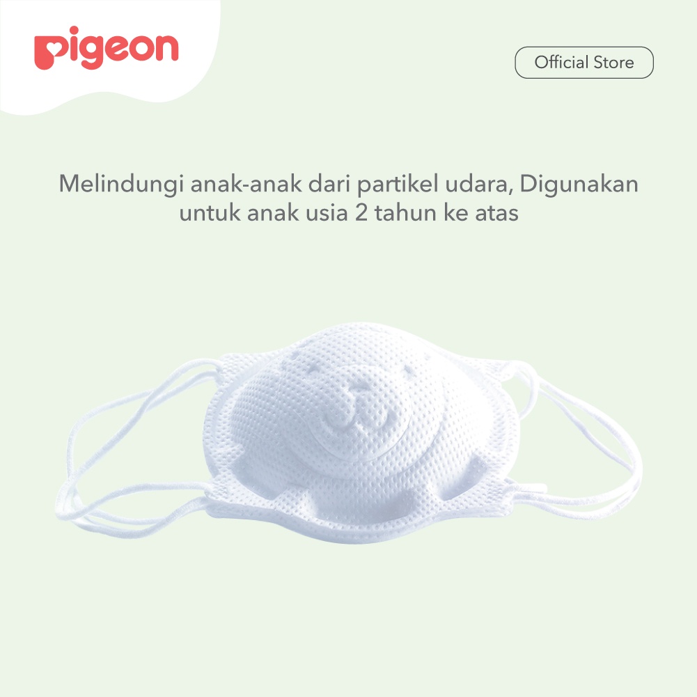 Masker Anak Pigeon Toddler Face Mask 3 Lapisan Tanpa Kawat Isi 3 Foto 2