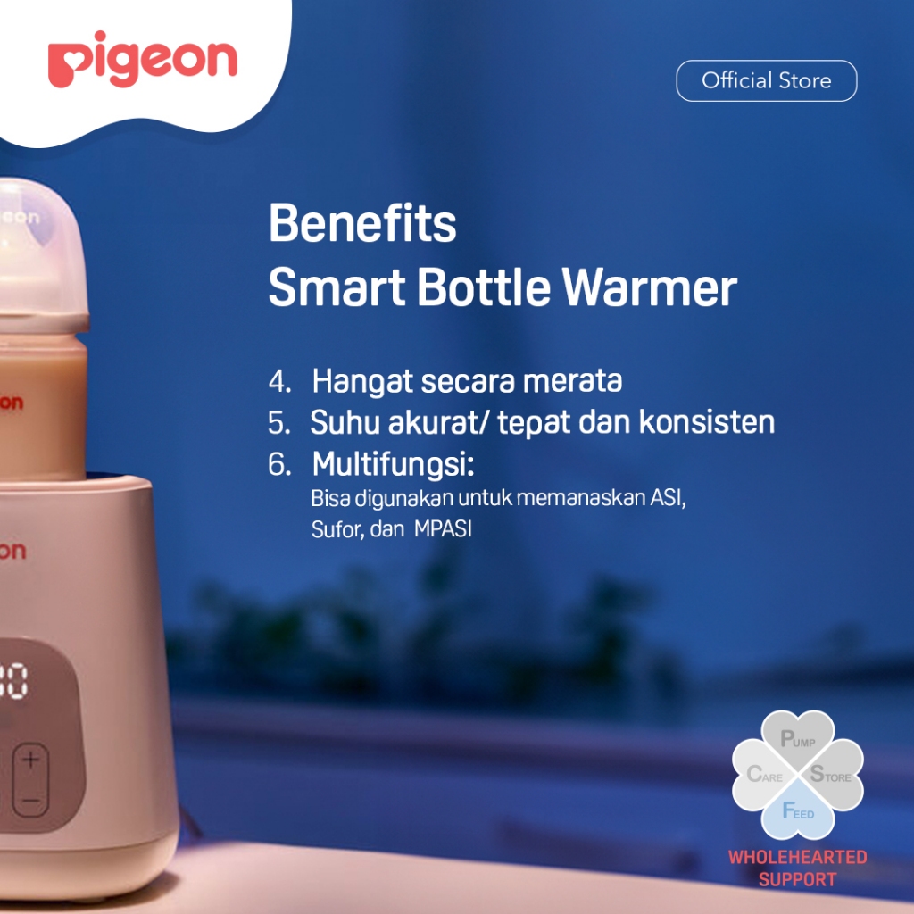 Pigeon Smart Bottle Warmer Penghangat ASI Susu Formula MPASI Otomatis Foto 4