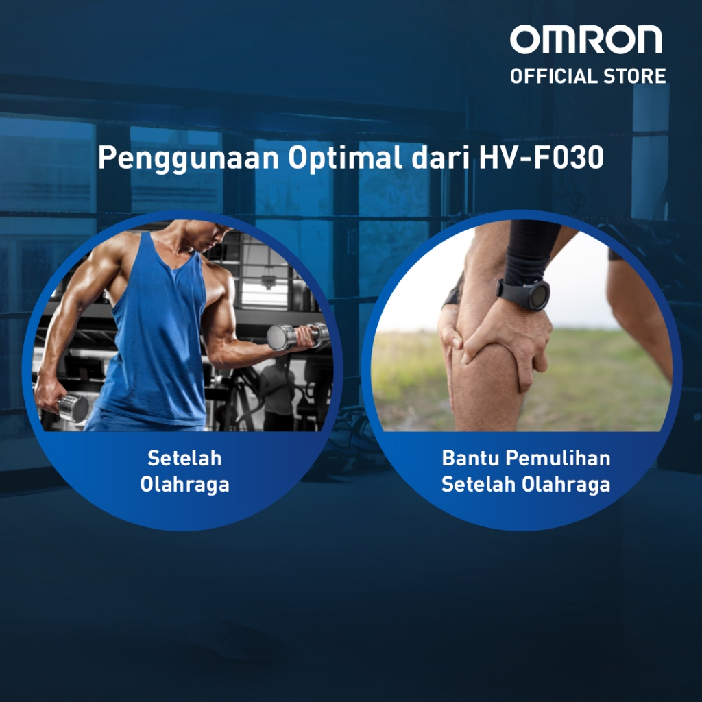 Alat Terapi Elektrik OMRON Sport TENS HV-F030 Pereda Nyeri Otot & Sendi Foto 4