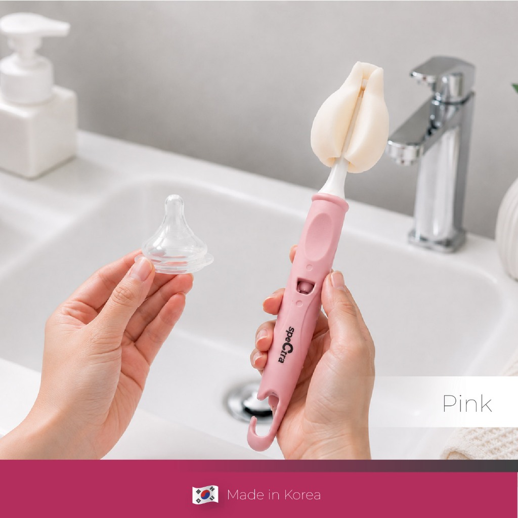 Sikat Pembersih Dot Nipple Spectra Ukuran Pendek 2pcs Original Foto 4