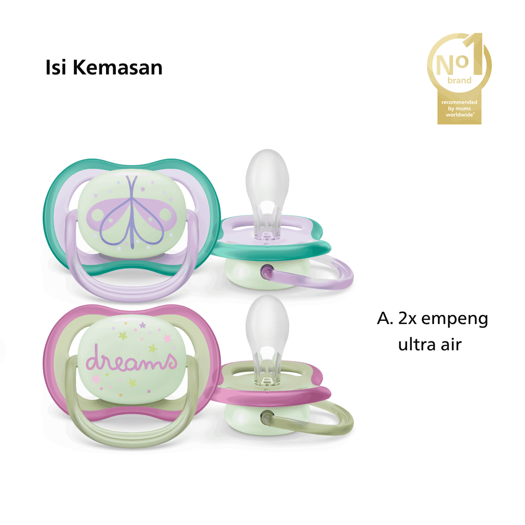 Empeng Philips Avent Ultra Air Glow Foto 2