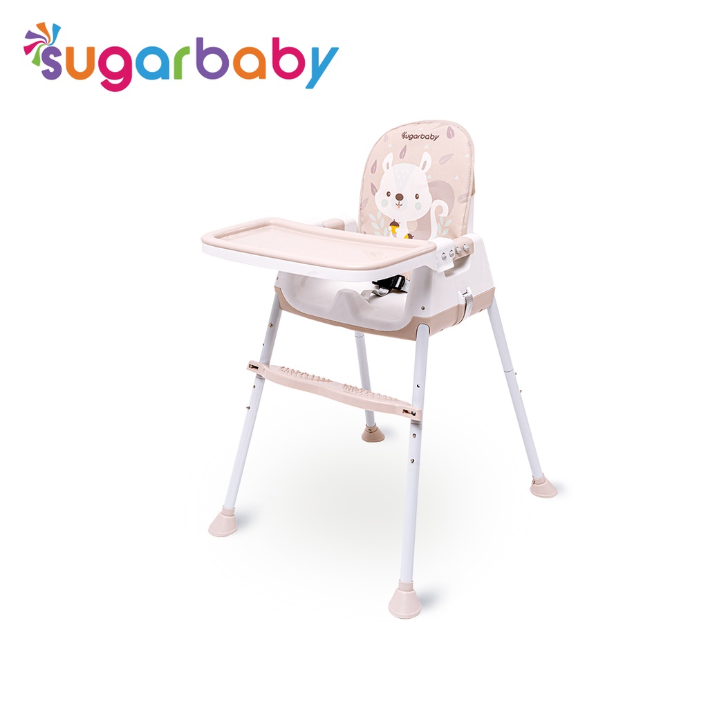 Sugarbaby Fun Chair Kursi Makan Bayi 6 in 1 Convertible High Chair Motif Animals Foto 7