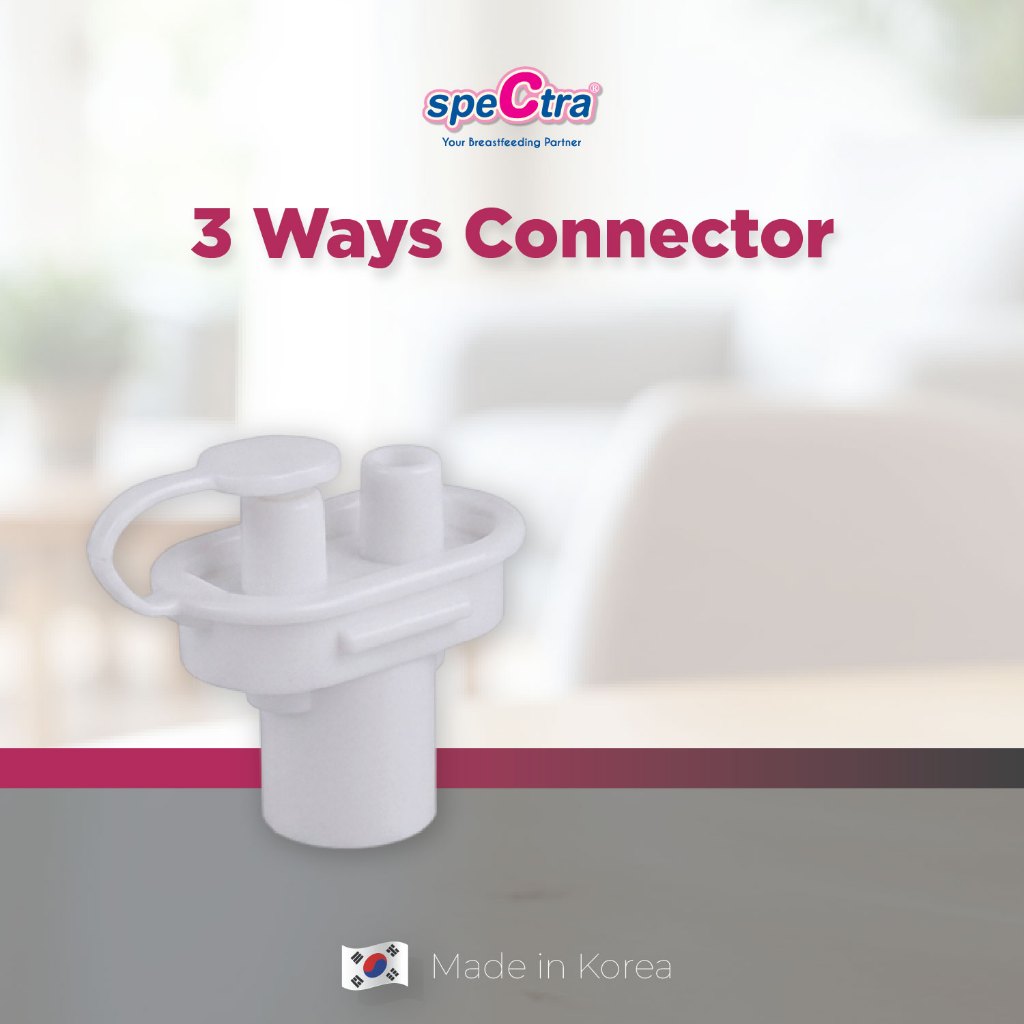 SPECTRA 3 Way Connector T Connector Spare Part Dual Pump untuk Spectra M1 & Foto 2