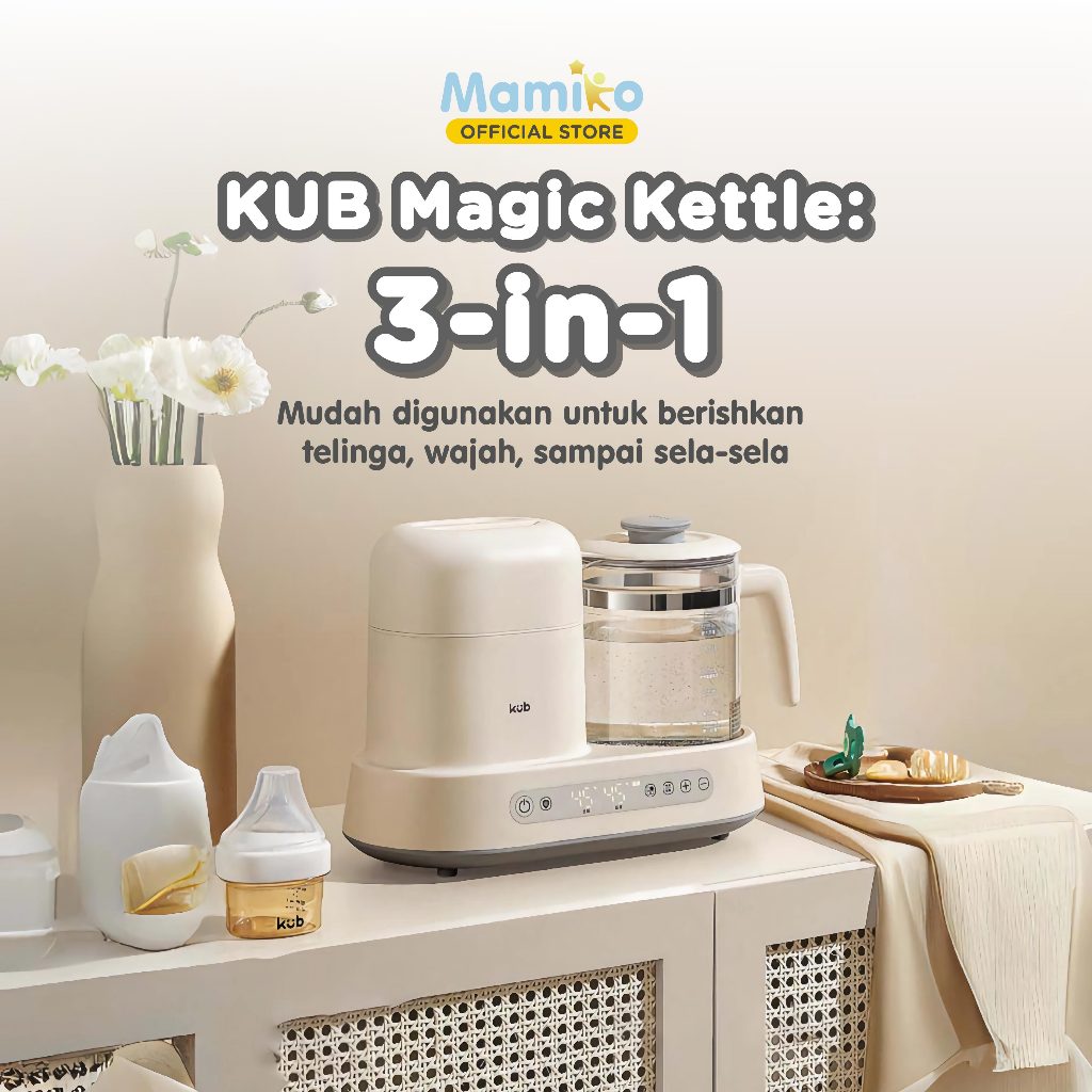 Mamiko KUB 3 in 1 Multifunction Milk Adjuster Sterilizer Warmer Penjaga Suhu 24 Jam