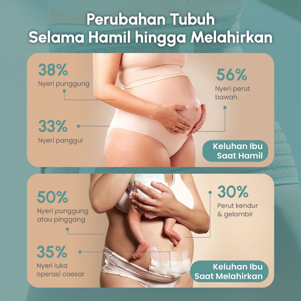 MOOIMOM Bamboo Korset 2in1 Medis Foto 3