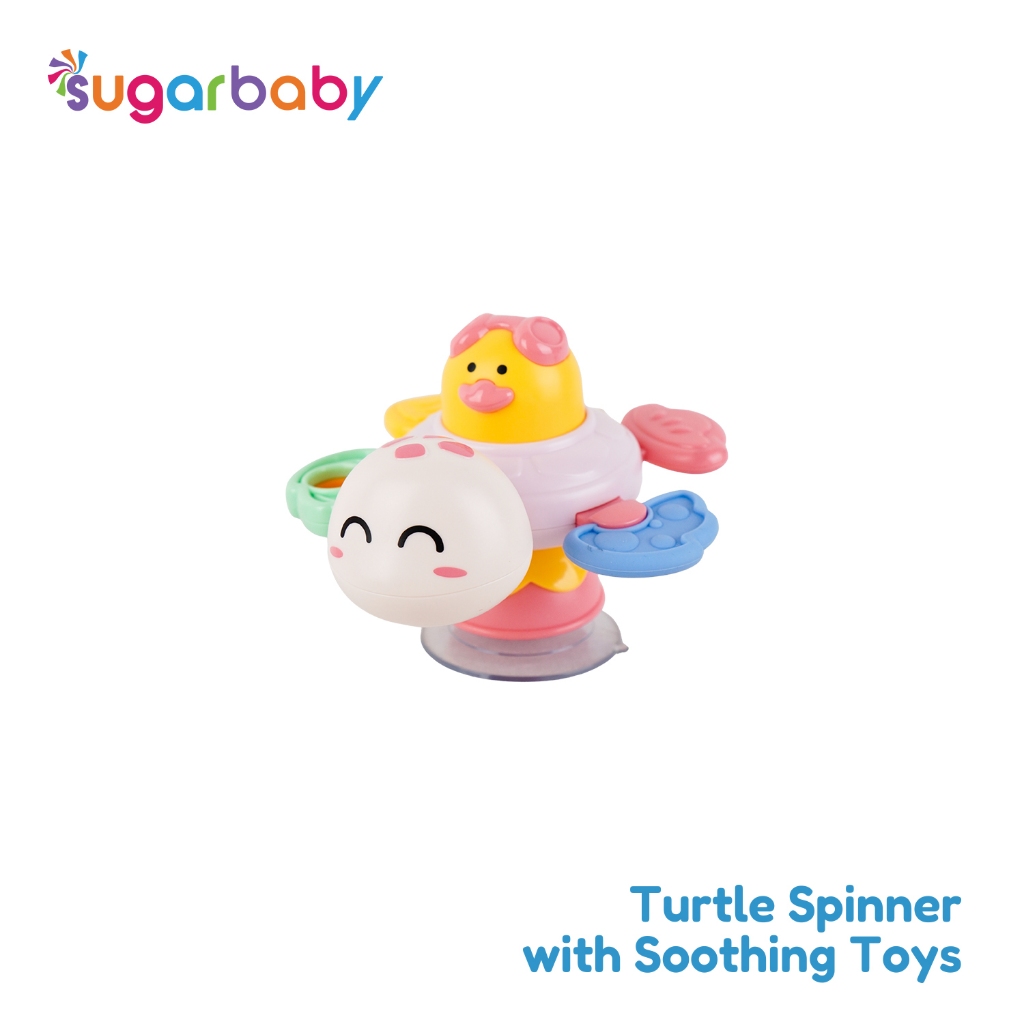 Mainan Sensori Bayi Sugarbaby Turtle Spinner 360 Suction Cup BPA Free Foto 6