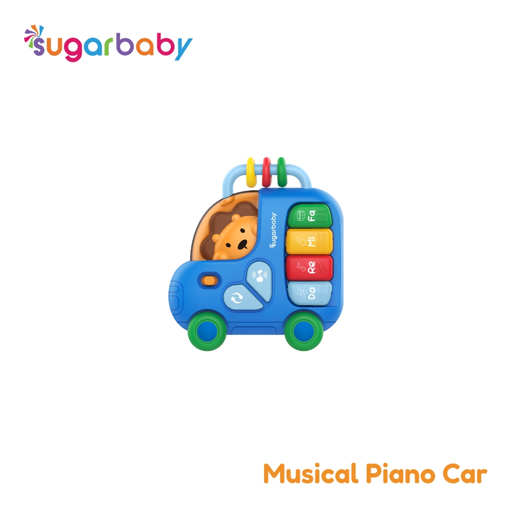 Mainan Edukasi Bayi Sugarbaby Music Car with Soothing Toys 2in1 Teether & Musik Foto 7