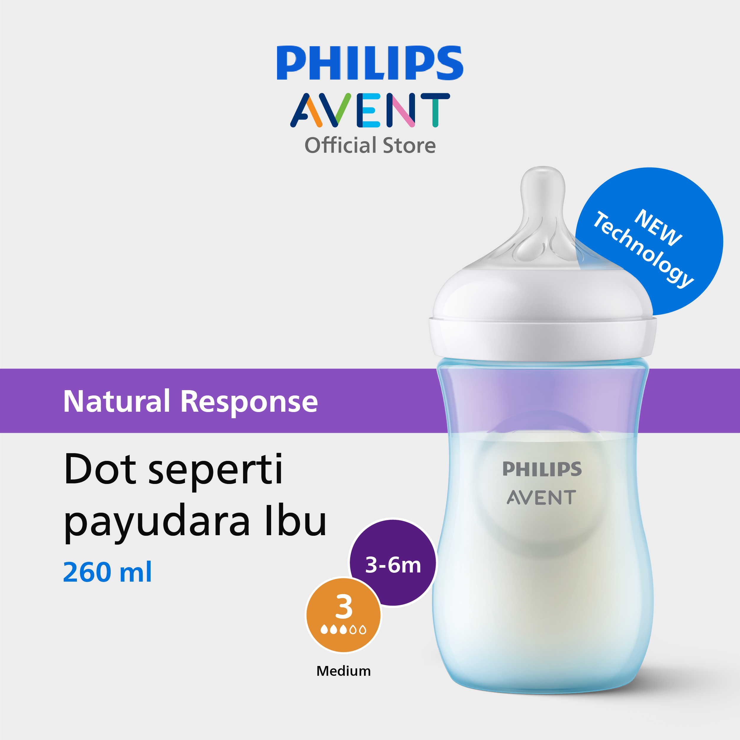 Botol Susu Philips Avent Natural Response Foto 8