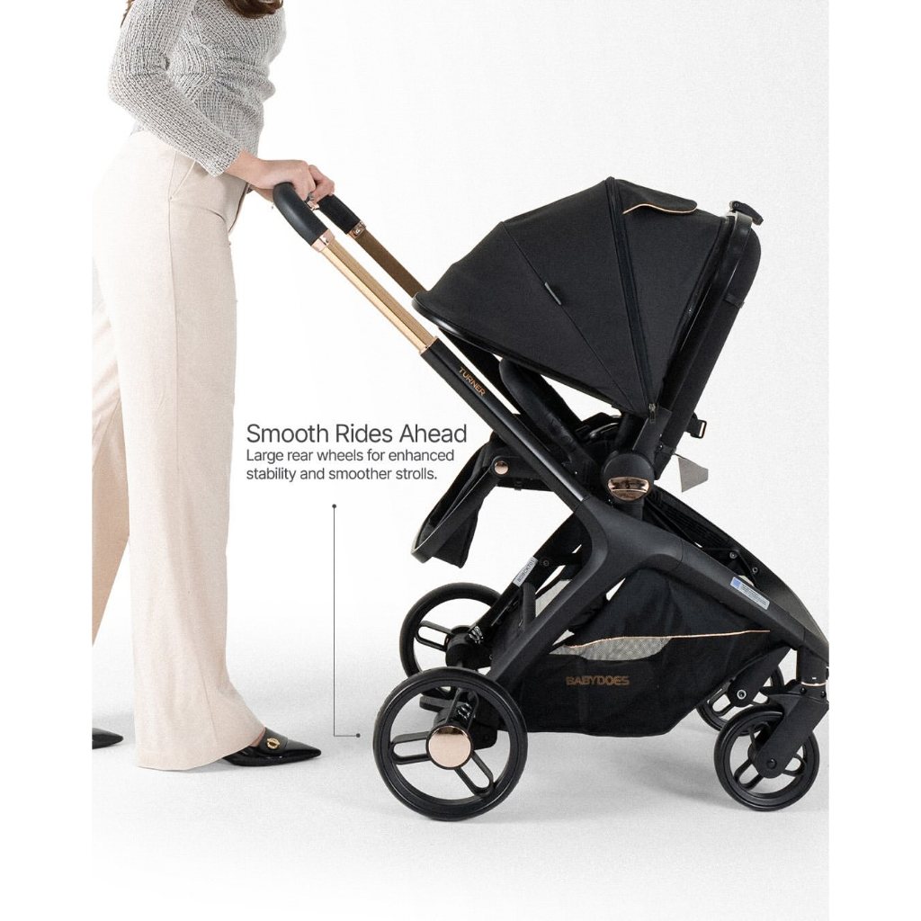 Stroller Babydoes Turner Reversible Handle Full Size Lux dari Newborn hingga 22kg Foto 4