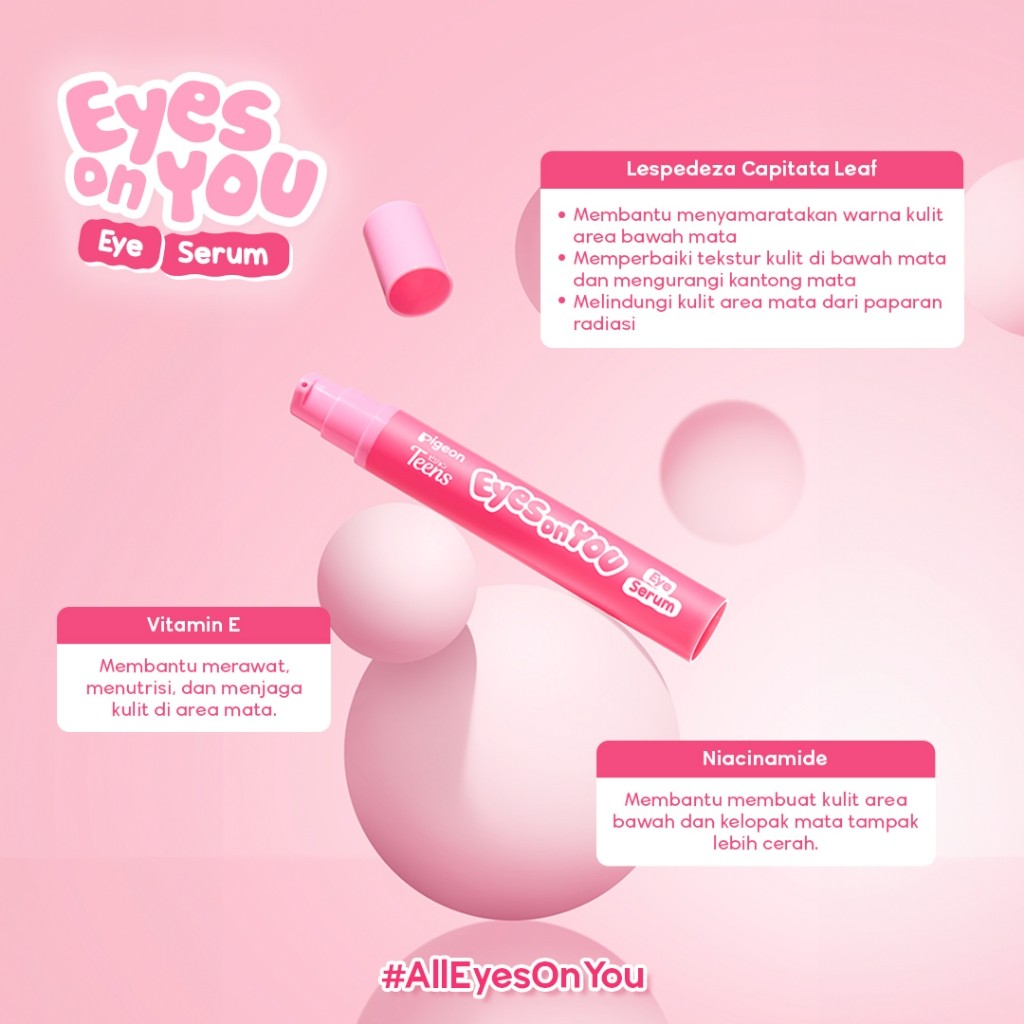 Pigeon Teens Eyes On You Eye Serum Skincare Remaja Solusi Mata Panda Kantung Mata Foto 4