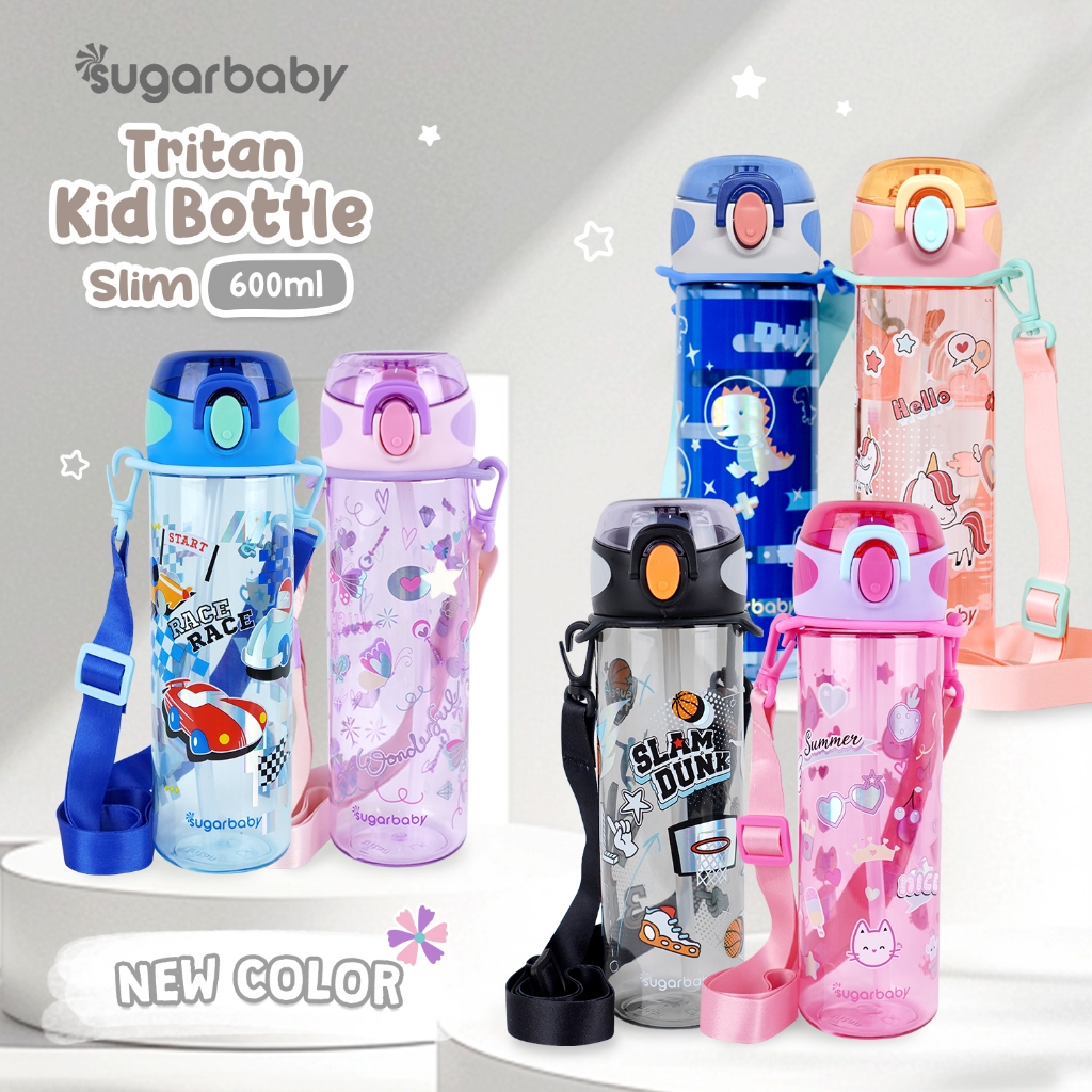 Sugar Baby Replacement Straw Sedotan Botol Anak Tritan Slim 600 ml BPA Free Foto 3