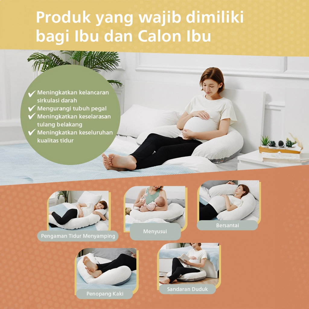 Bantal Menyusu MOOIMOM Unilove Coolite Foto 6