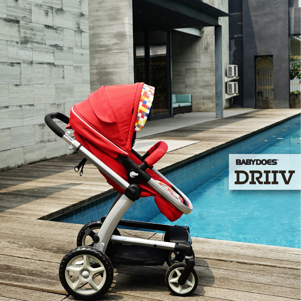 Stroller Good Baby Driiv Reversible Seat Full Size Rangka Aluminium Kapasitas 20kg Foto 3