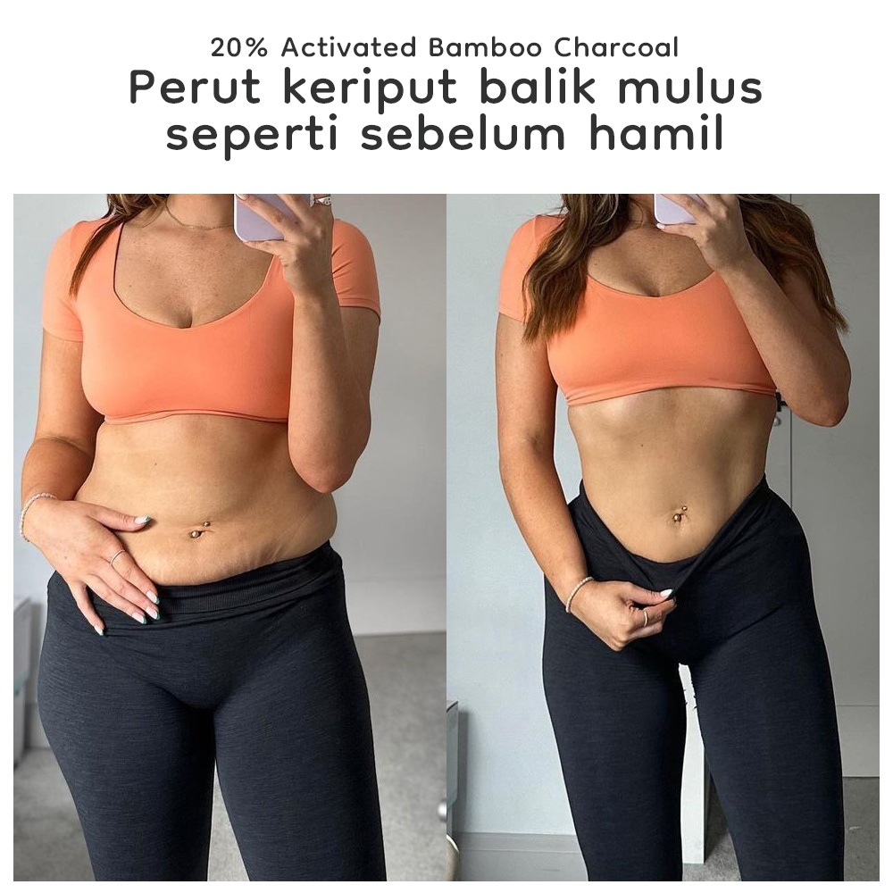 Korset Pelangsing Pasca Melahirkan Dr.isla SFD03 Serat Arang Bambu 3-in-1 Antibakteri Foto 4
