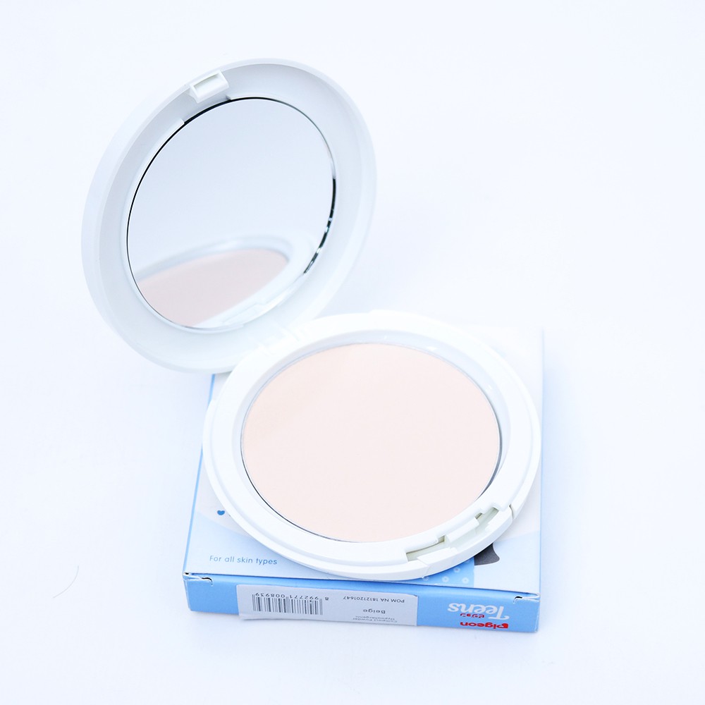 PIGEON TEENS Compact Powder 14Gr Beige UV Protection Squalane Jojoba Foto 4