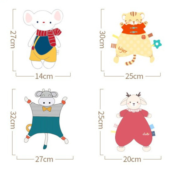Kub Baby Cloves Soothing Towel Boneka Tangan Bayi Musik Plush Lembut Foto 5