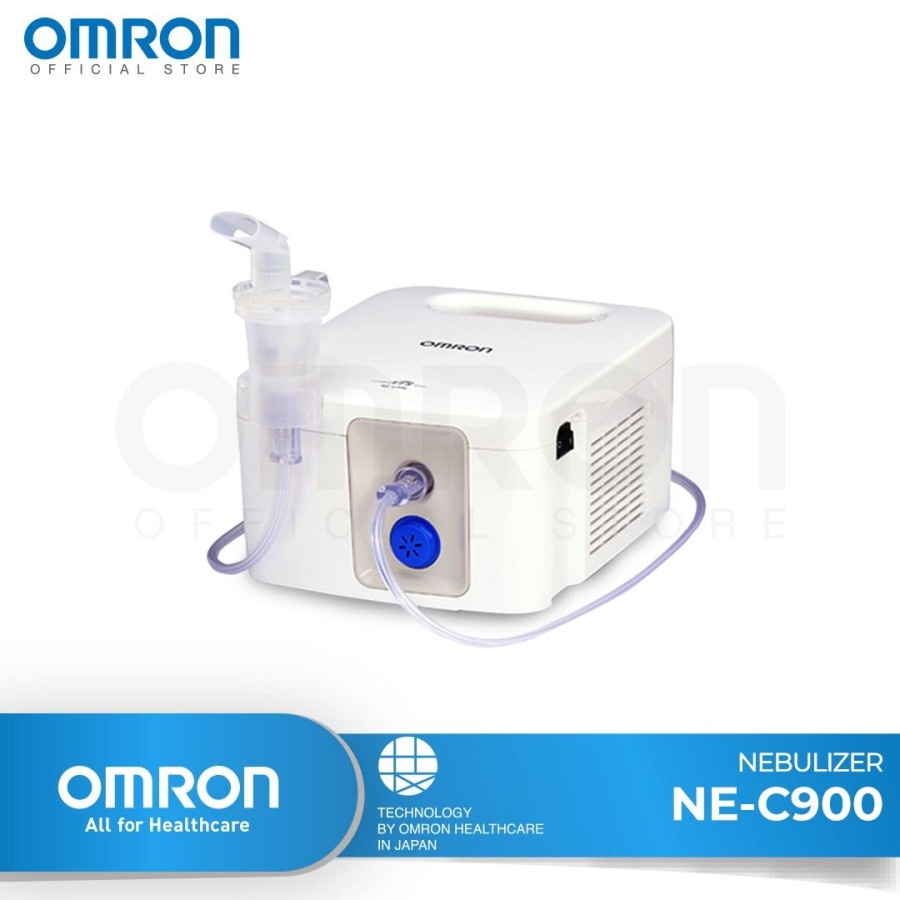 Nebulizer Kompresor OMRON NE-C900 Paket Lengkap Masker Dewasa Anak Foto 3