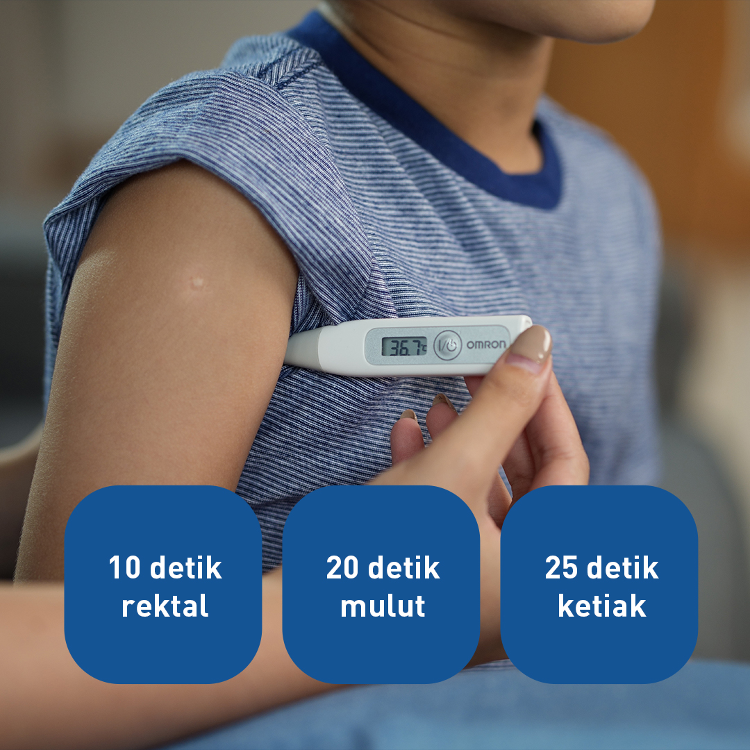 Termometer Digital OMRON MC-343F Pengukur Suhu Cepat Oral Rektal Ketiak Foto 7