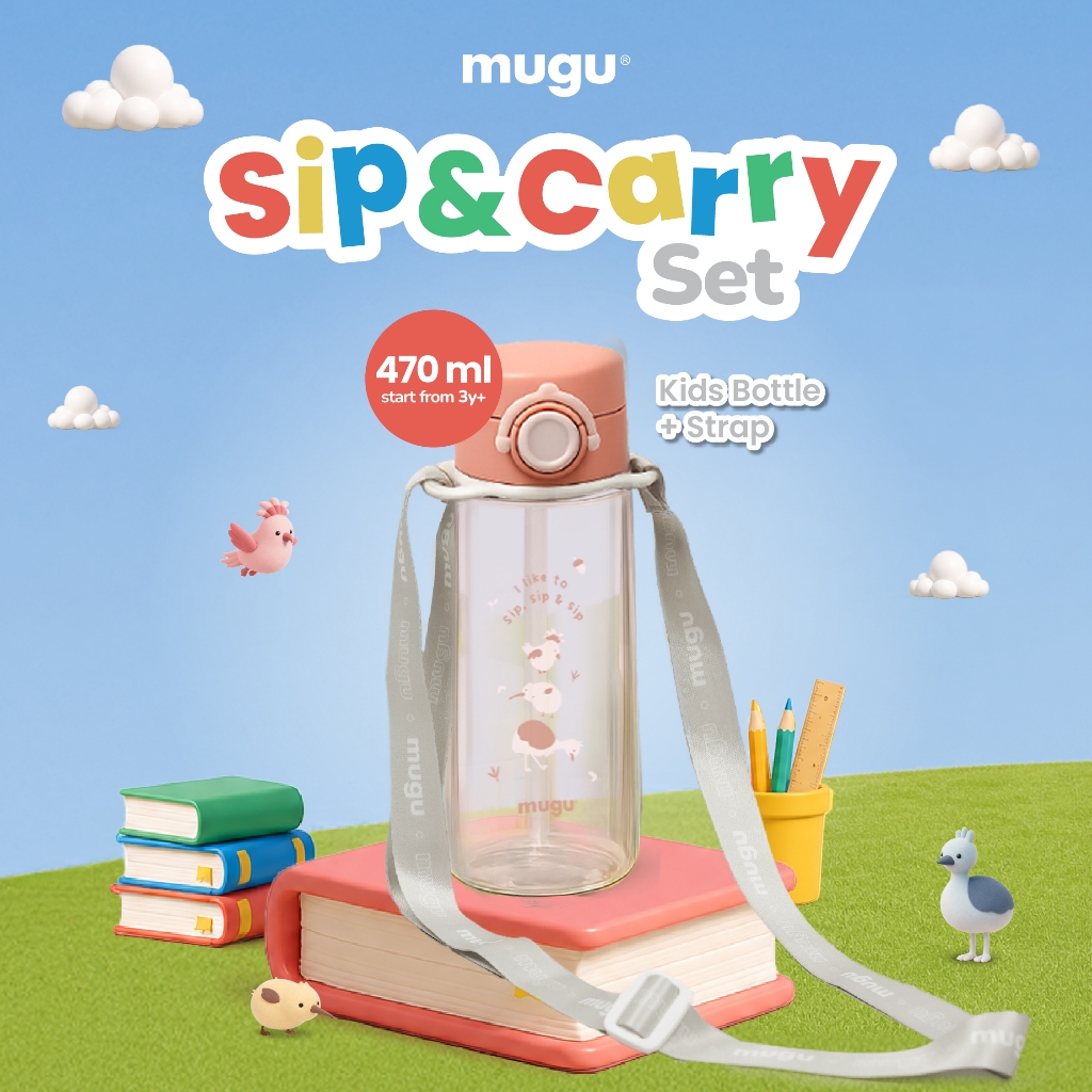 Mugu Sip & Carry Set Tritan