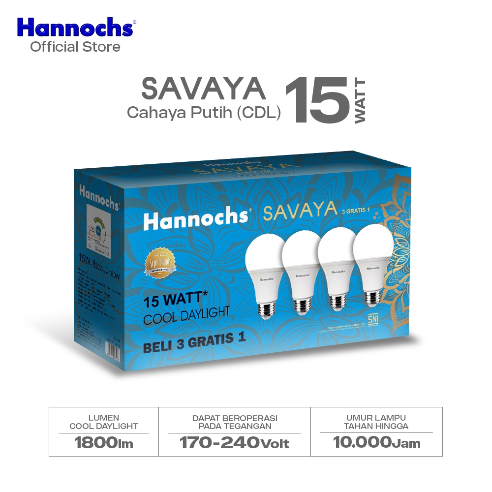 Hannochs SAVAYA LED 15W Multipack