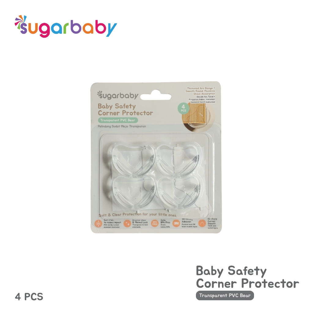 Sugarbaby Baby Safety Edge & Corner Protector PVC Transparan BPA Free 2M Roll & Foto 6