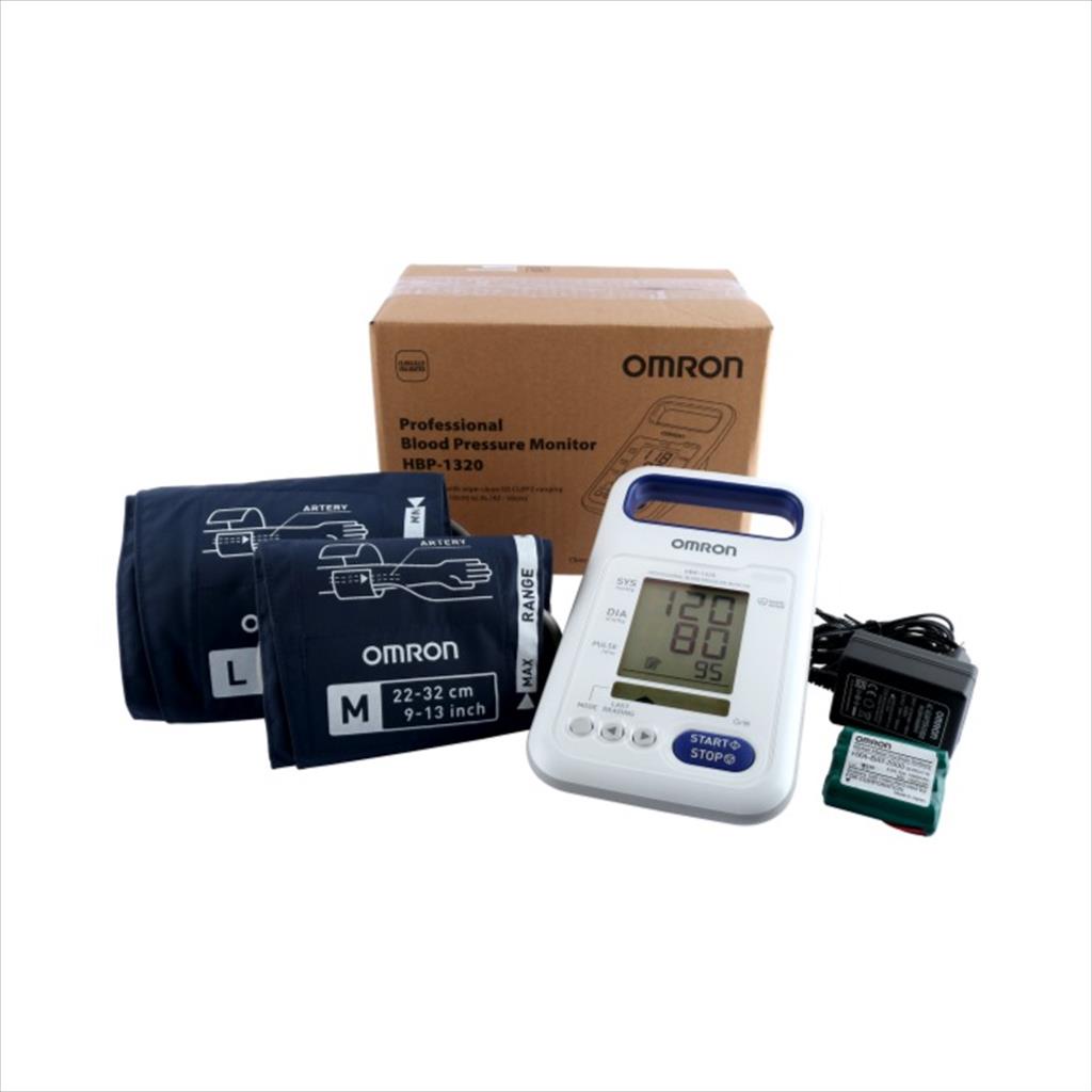 Omron Tensimeter Digital Profesional HBP 1320 AP Dual Mode Pengukuran Manset Lengkap Foto 5