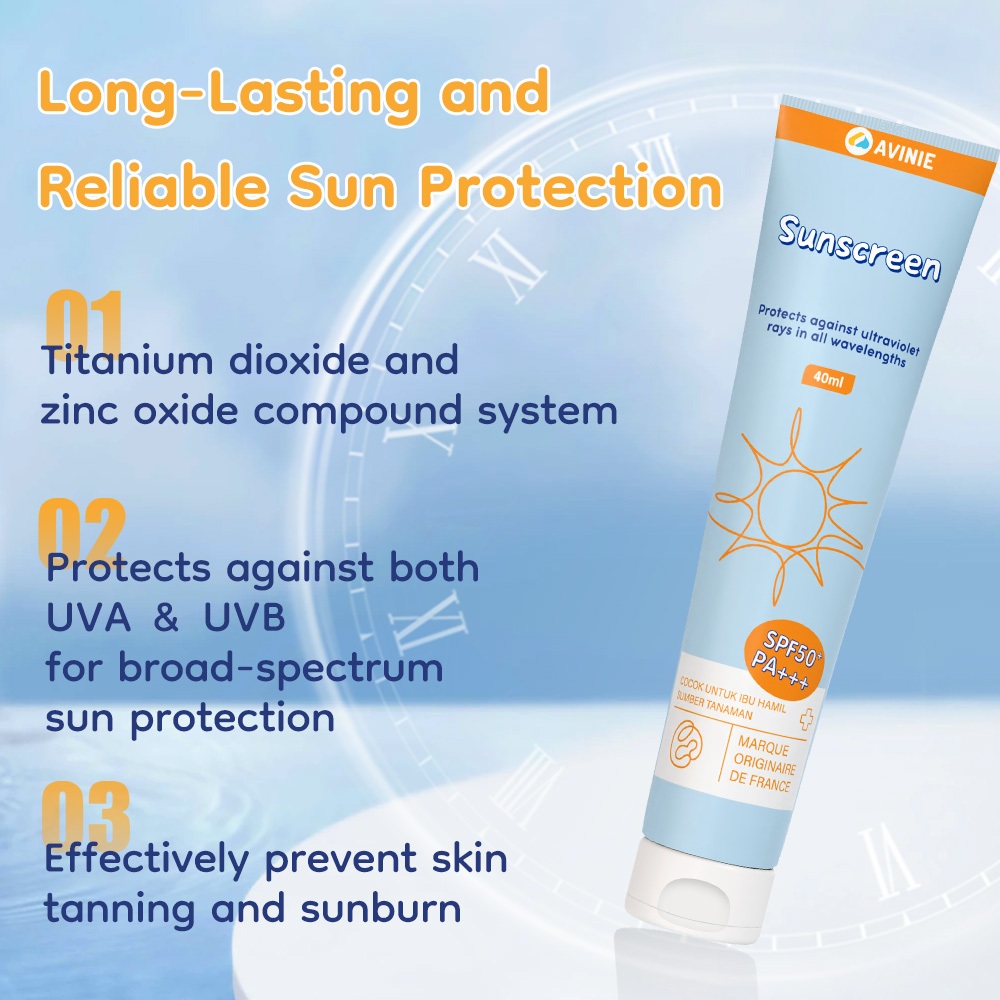 Sunscreen AVINIE SPF50+ PA++++ Physical Foto 6