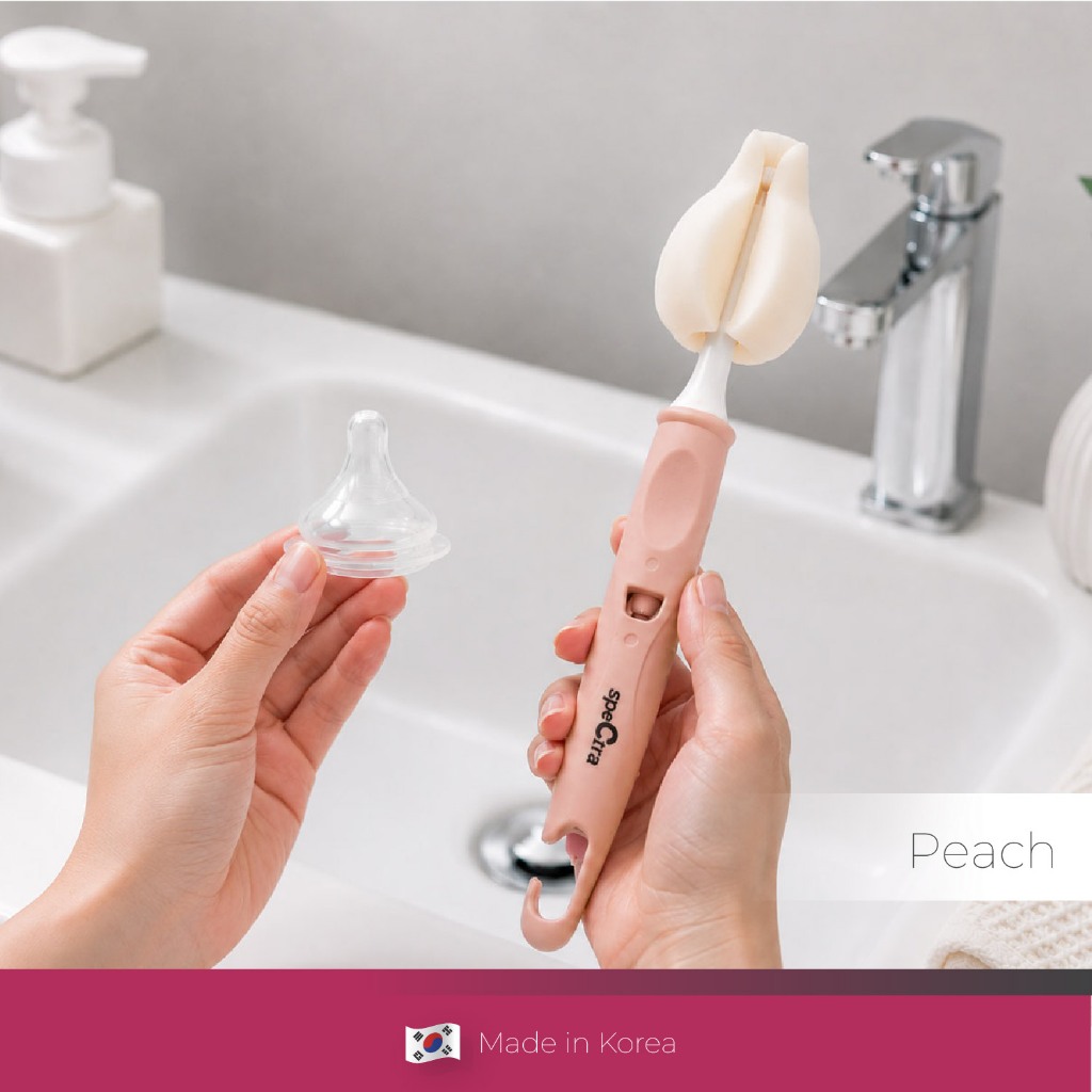 Sikat Pembersih Dot Nipple Spectra Ukuran Pendek 2pcs Original Foto 6