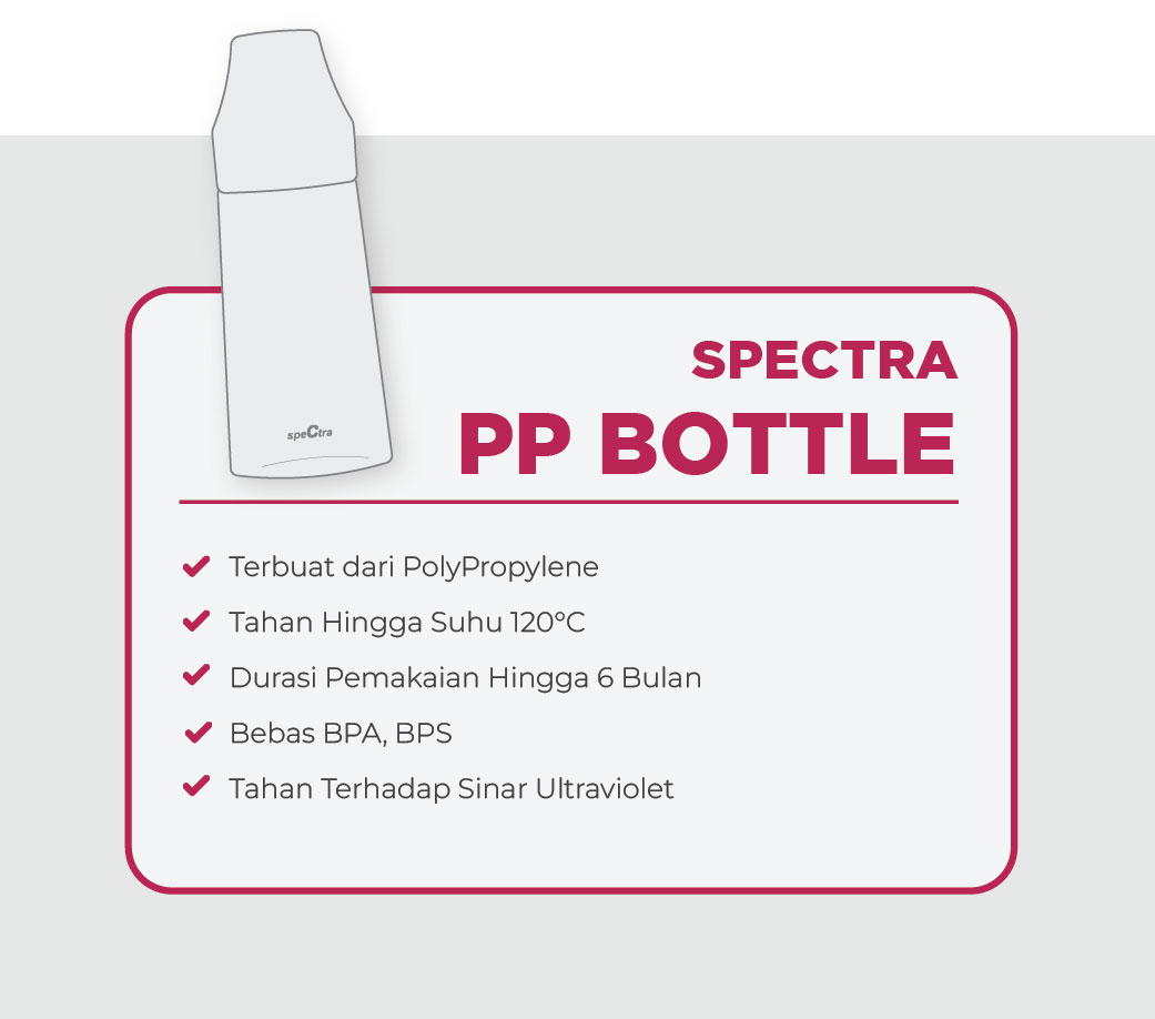 Botol Susu Bayi Spectra Polypropylene PP Feeding 160ml Bundle 2pcs Foto 8