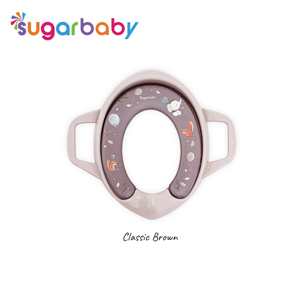 Sugarbaby Potty Seat Dudukan Toilet Anak dengan Pegangan & Anti Splash Guard Foto 8
