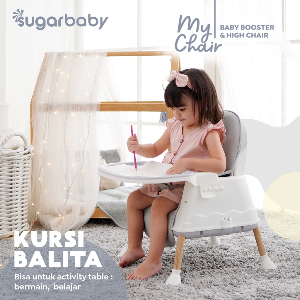Sugarbaby My Chair Baby Booster High Chair Kursi Makan Bayi 6 Fungsi Multistage Foto 5