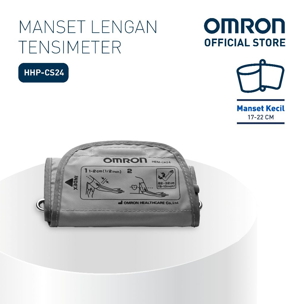 Manset Tensimeter Omron HEM-CS24 Upper Arm Small Cuff Ukuran 17-22cm