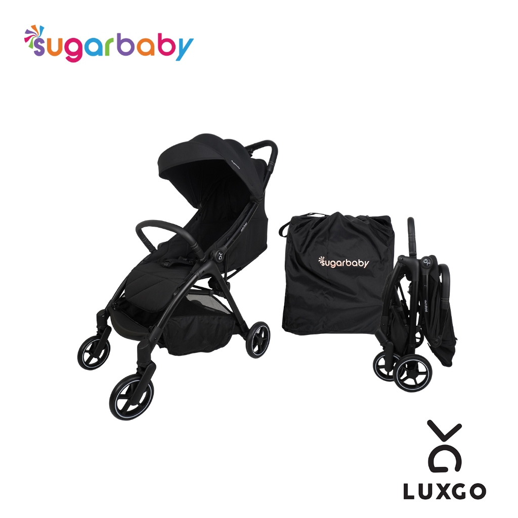 Stroller Bayi Sugarbaby LuxGo Auto Fold Single-Handedly Ringan 7.8kg Cabin Size BPA Free Foto 5
