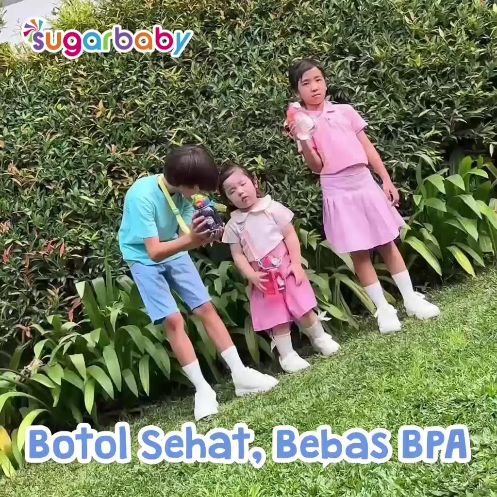 Botol Minum Anak Sugarbaby Tritan Kids ST 600ml Special Straw BPA Free Anti Bocor
