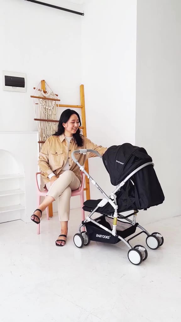 Stroller Babydoes Olla R Reversible Handle Multifungsi 20kg Suspensi & Rem 4 Roda