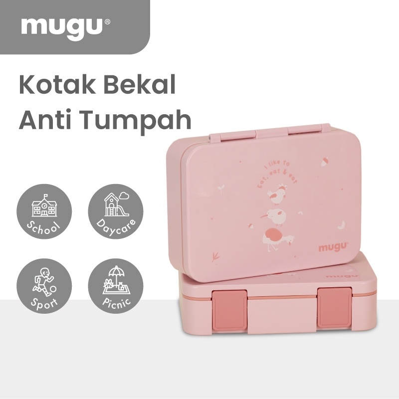 Mugu Bento Box Anti Bocor